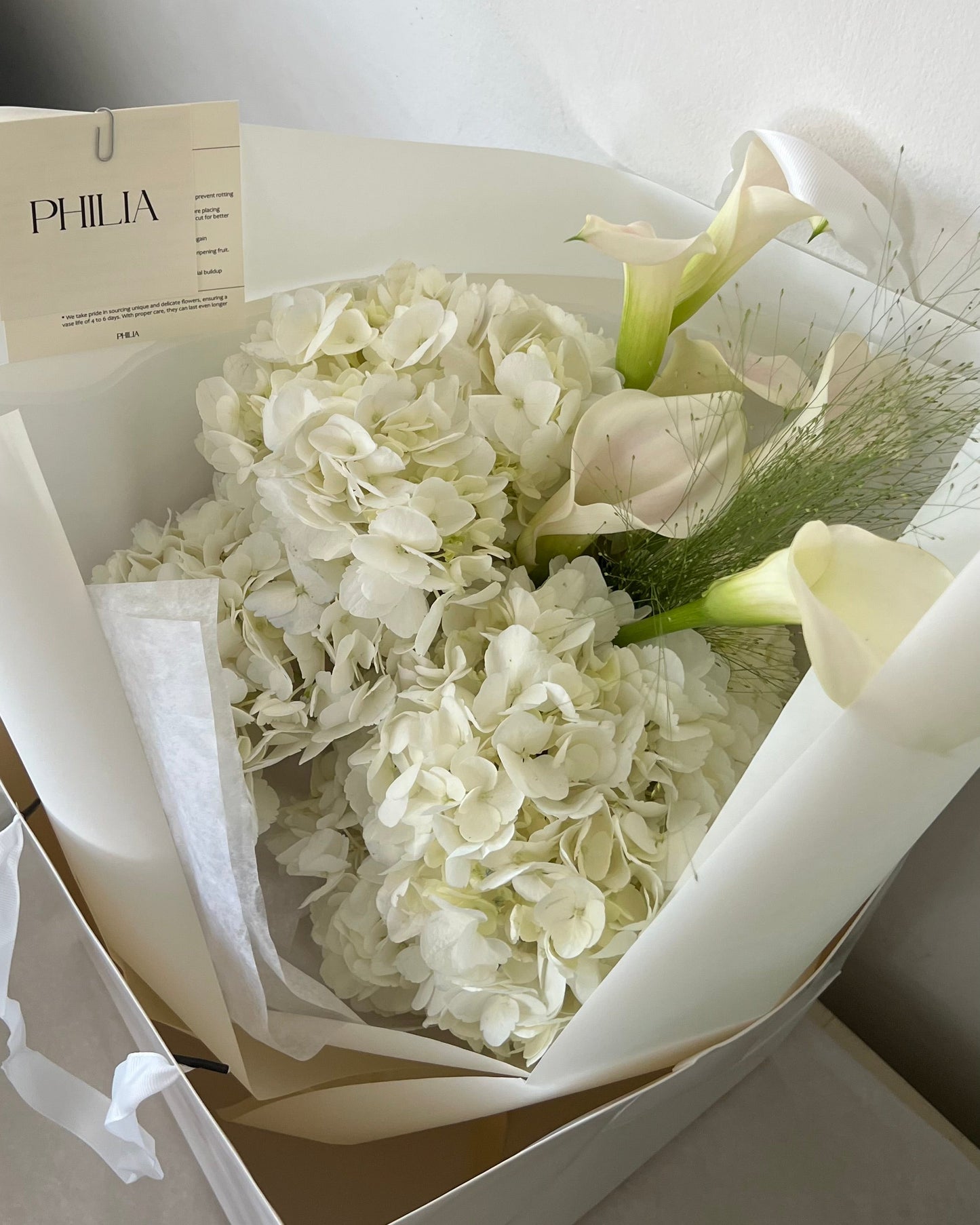 Hydrangea Lover Handtied︱White Paper